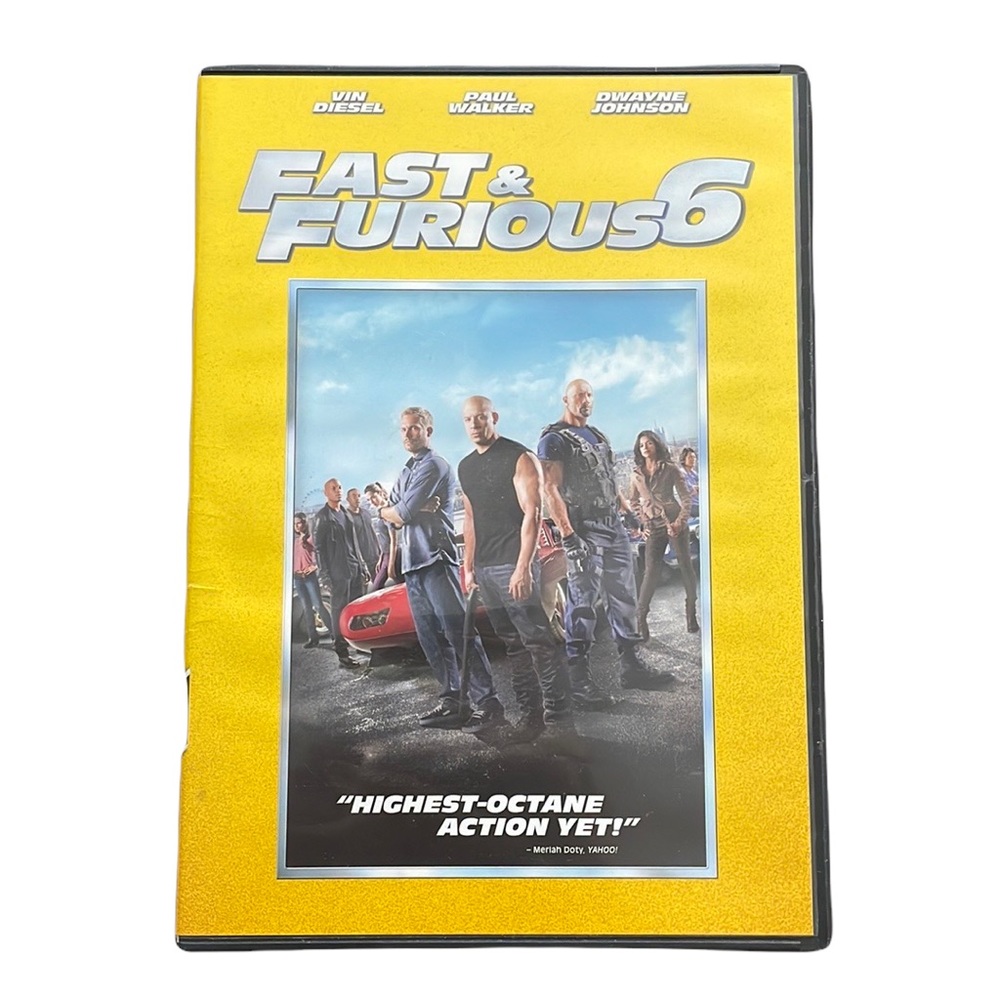 Fast and Furious 6 DVD